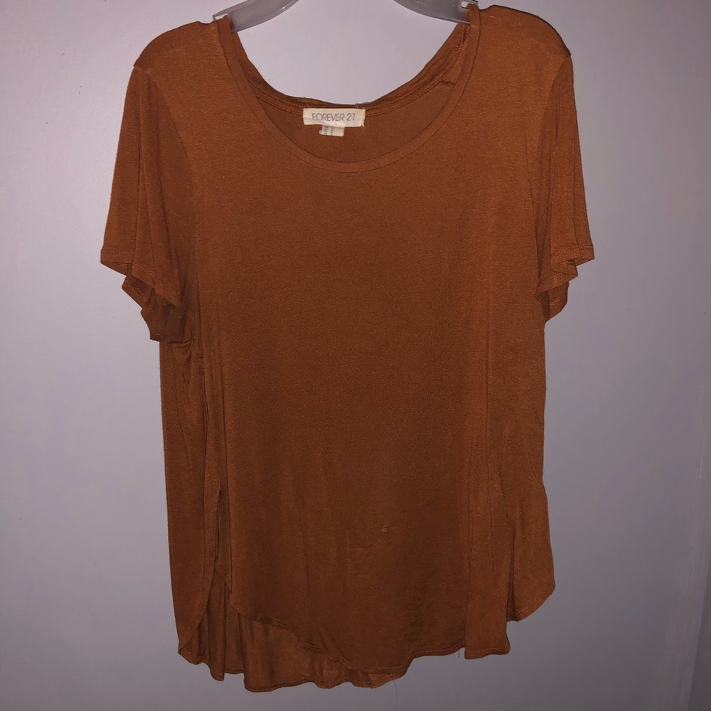 Forever 21 mustard tee